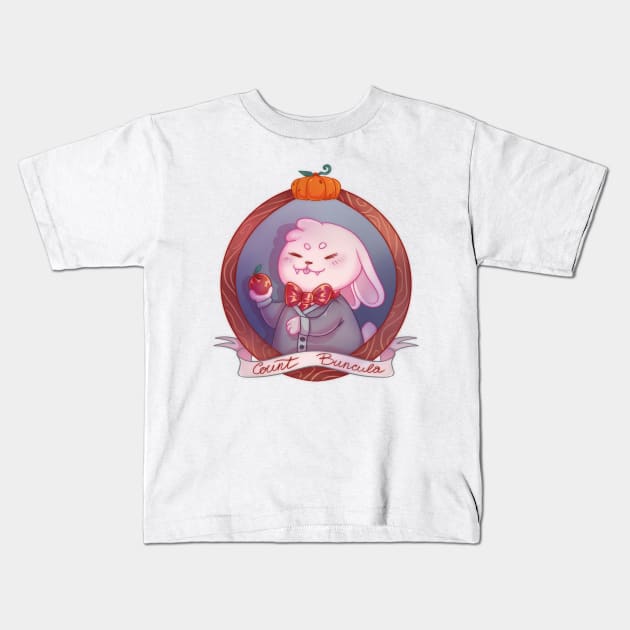 Vampire bunny Kids T-Shirt by Itsacuteart